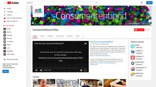 
                            11. Consumentenbond Video - YouTube