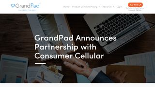 
                            12. Consumer Cellular Partnership | GrandPad