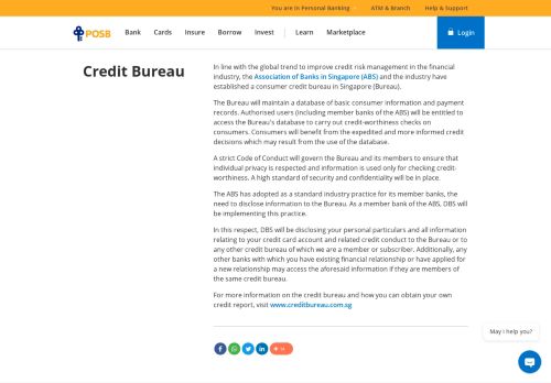 
                            4. Consumer Credit Bureau Singapore | POSB Singapore