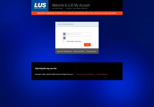 
                            1. Consumer Login Page