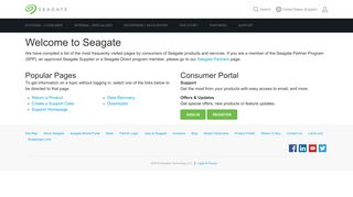 
                            6. Consumer Login | Seagate US