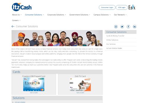 
                            12. Consumer payment solutions for everyone with ItzCash Prepaid Card.
