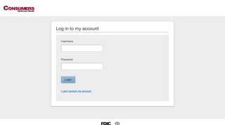 
                            8. Consumers National Bank | Login