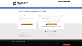 
                            11. Consumidor: Faça o login no leilão de veículos do Standout - Autorola.pt