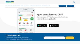 
                            8. Consumidor Positivo - Consulta CPF Grátis - Boa Vista SCPC