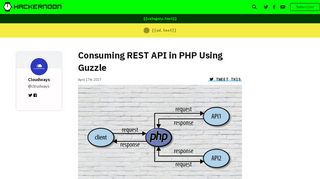 
                            7. Consuming REST API in PHP Using Guzzle – Hacker Noon