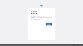 
                            12. Conta da Microsoft - Skype