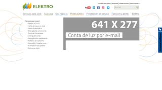 
                            8. Conta de luz por e-mail - Elektro