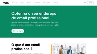 
                            1. Conta e Endereço de email personalizado | Wix.com