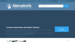 
                            9. Contacam Alternatives and Similar Software - AlternativeTo.net
