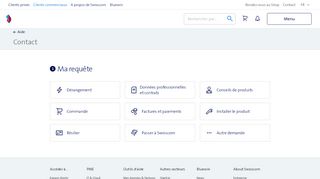 
                            11. Contact - Aide | Swisscom