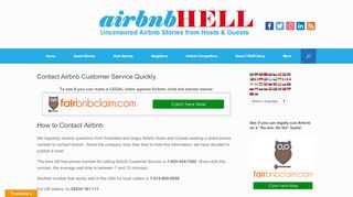 
                            3. Contact Airbnb Customer Service Quickly - Airbnb Hell