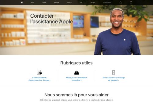 
                            9. Contact – Assistance Apple officielle - Apple Support