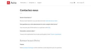 
                            3. Contact Avira