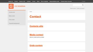 
                            9. Contact | CEZ Romania