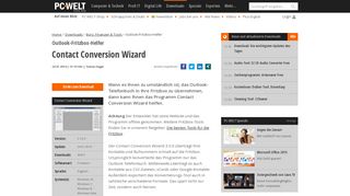 
                            4. Contact Conversion Wizard - PC-WELT