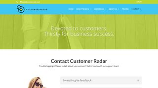 
                            3. Contact Customer Radar via our online form today