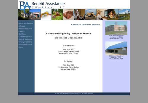 
                            6. Contact Customer Service - Benefit Assistance Corporation