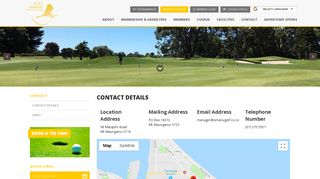 
                            12. Contact details - Omanu Golf Club