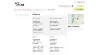 
                            10. Contact EcoOnline