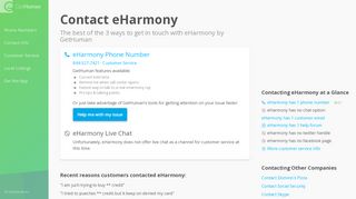 
                            4. Contact eHarmony | Fastest, No Wait Time - GetHuman