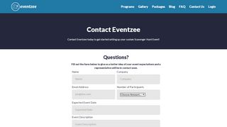 
                            12. Contact Eventzee | eventzee@munzee.com