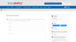 
                            3. Contact | Extra Simplu