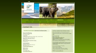 
                            12. Contact Ezemvelo KZN Wildlife | Contacts