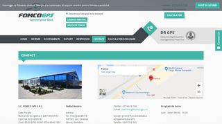 
                            12. Contact Fomco GPS - Formular online, telefon si email