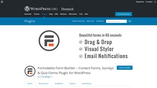 
                            7. Contact Forms, Surveys & Quiz Forms Plugin by Formidable Forms ...