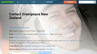 
                            3. Contact Greenpeace New Zealand - Greenpeace ... - Greenpeace USA