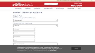 
                            6. Contact Greyhound Australia - Greyhound Australia