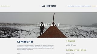 
                            12. Contact — Hal Herring