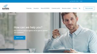 
                            4. Contact - Lease, buy on finance or insurance | ALPHERA