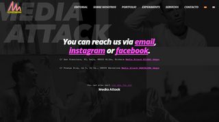 
                            13. Contact - Media Attack - Agencia + productora publicidad