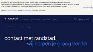 
                            8. Contact met Randstad | Randstad