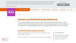 
                            3. Contact met Slachtofferhulp Nederland - Slachtofferhulp Nederland