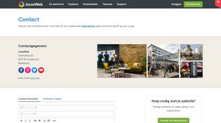 
                            8. Contact opnemen met JouwWeb | JouwWeb
