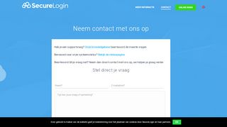 
                            6. Contact - SecureLogin Online portal voor administratie ...