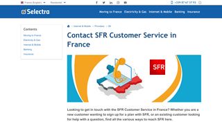 
                            4. Contact SFR Customer Service in France - Selectra