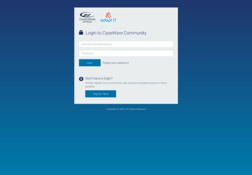 
                            3. Contact Support - CaseWare Community - Login - CaseWare Africa