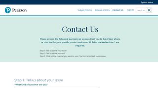 
                            13. Contact Support - Pearson Support