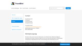 
                            5. Contact | TravelBird