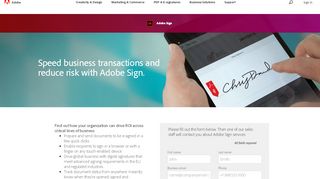 
                            3. Contact Us | Adobe Sign (formerly EchoSign) - Adobe Document Cloud