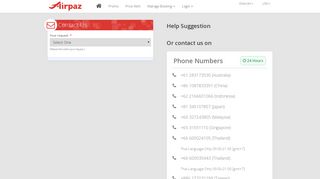 
                            12. Contact Us | Airpaz