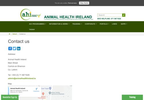 
                            9. Contact us – Animal Health Ireland