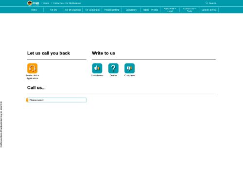 
                            7. Contact us Business - Contact us - FNB Namibia