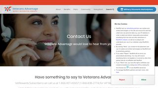 
                            13. Contact Us by Email and Phone | Veterans Advantage