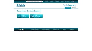 
                            5. Contact Us - D-Link Technical Support