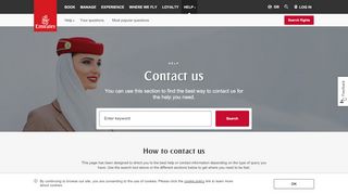 
                            7. Contact us | Emirates United Kingdom